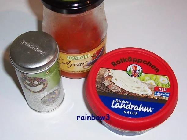 Rezept: Brotaufstrich: Paprika-Rahm Brotaufstrich: Paprika-Rahm - Rezept