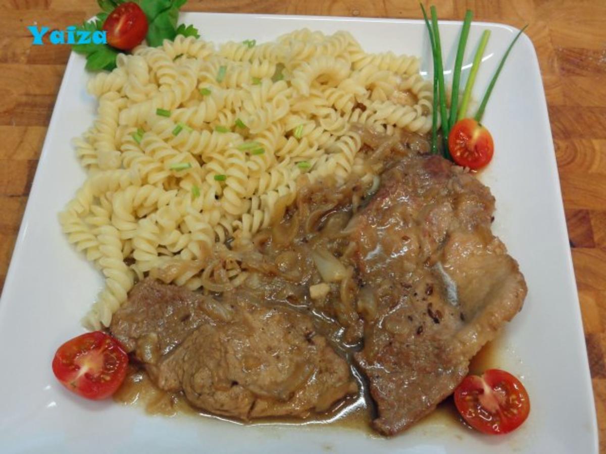 Bilder für Zwiebelschnitzel vom Schopf - Rezept