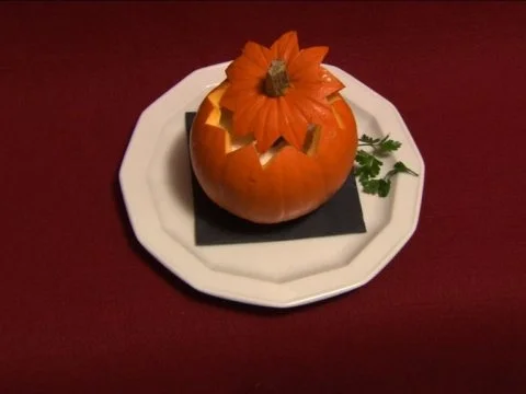 Kürbiscrèmesuppe mit Ingwer (Ria Schenk) - Rezept