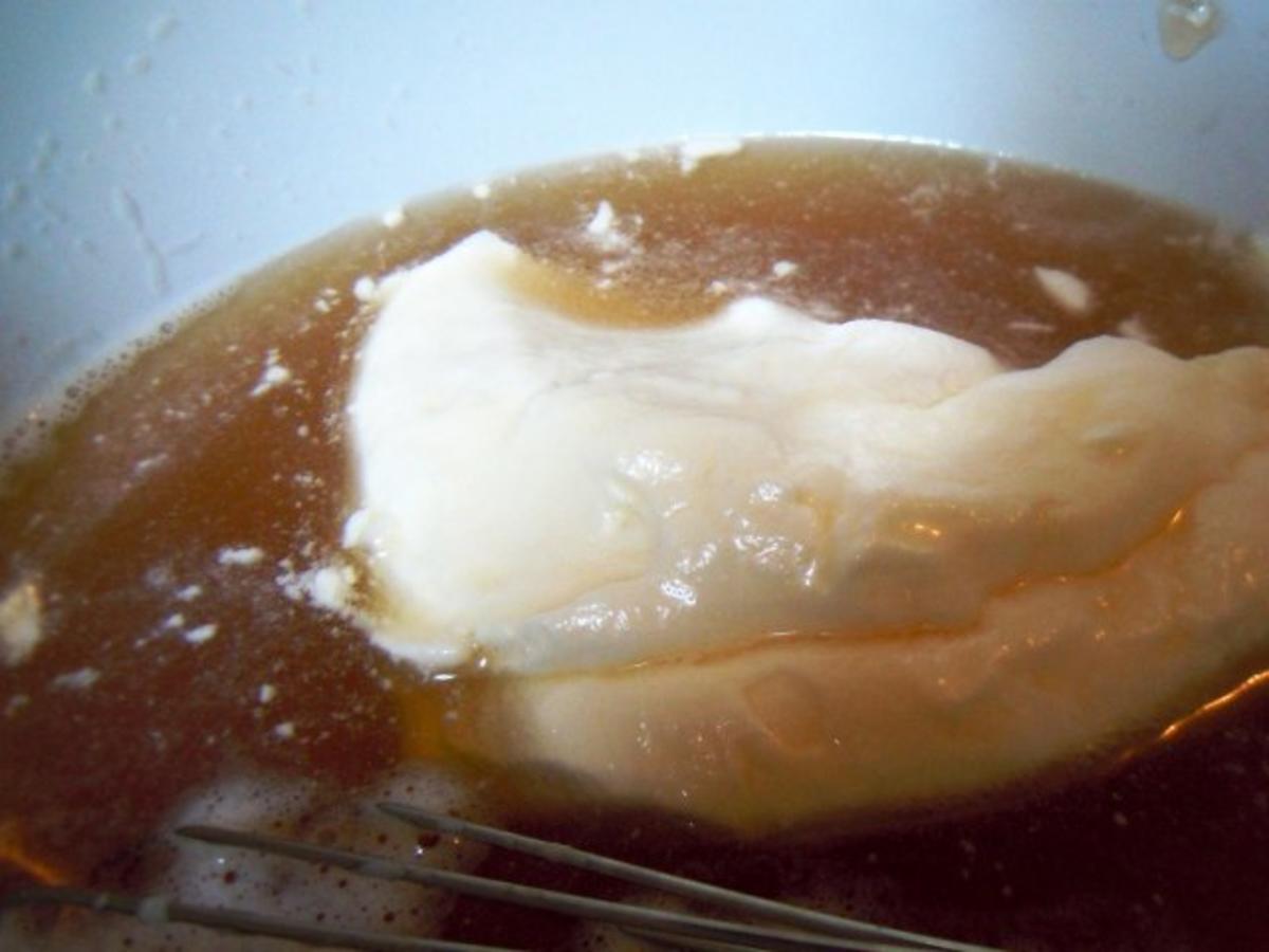 Cidre-Mousse mit marinierter Mango - Rezept - Bild Nr. 4