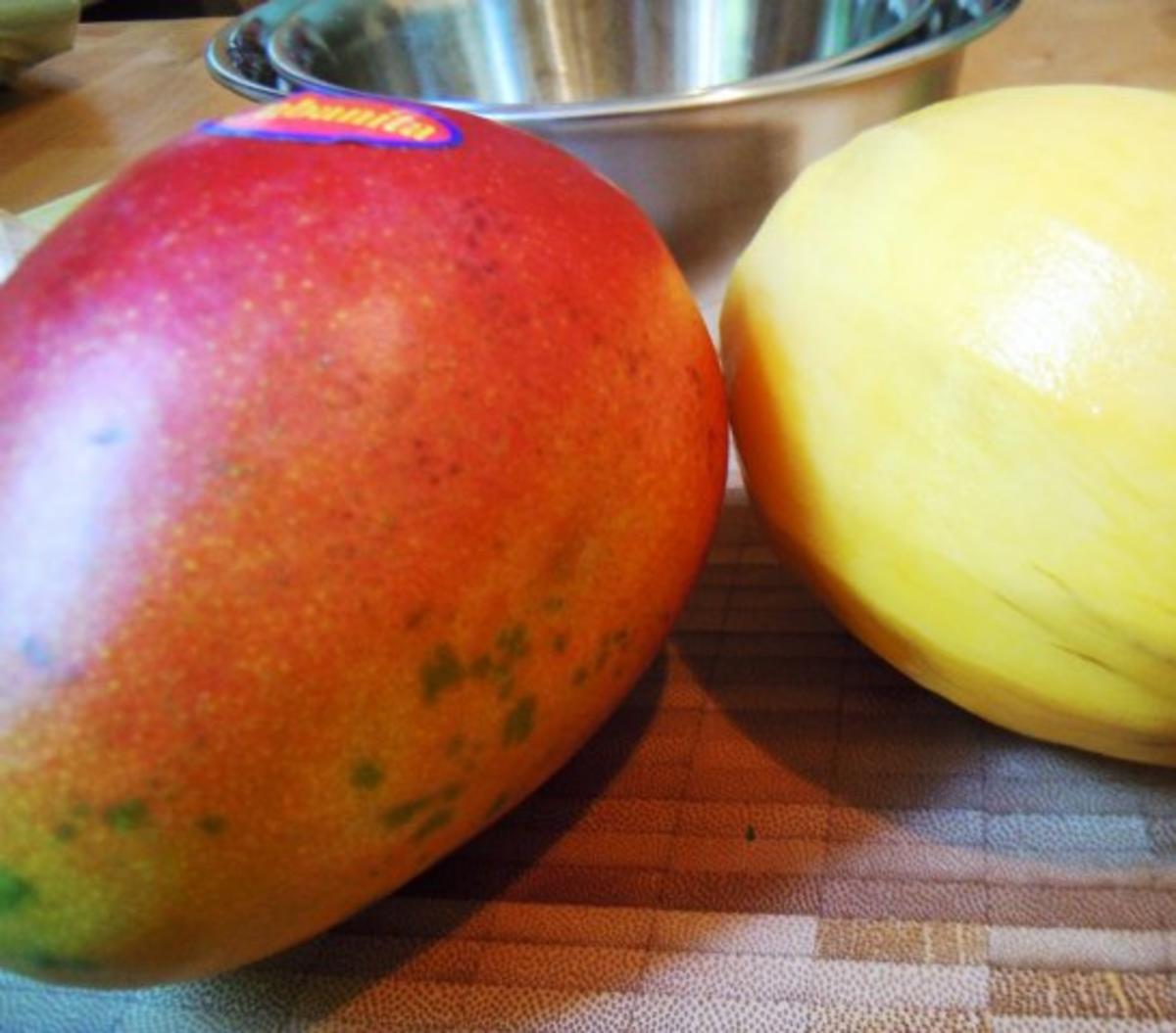 Cidre-Mousse mit marinierter Mango - Rezept - Bild Nr. 6