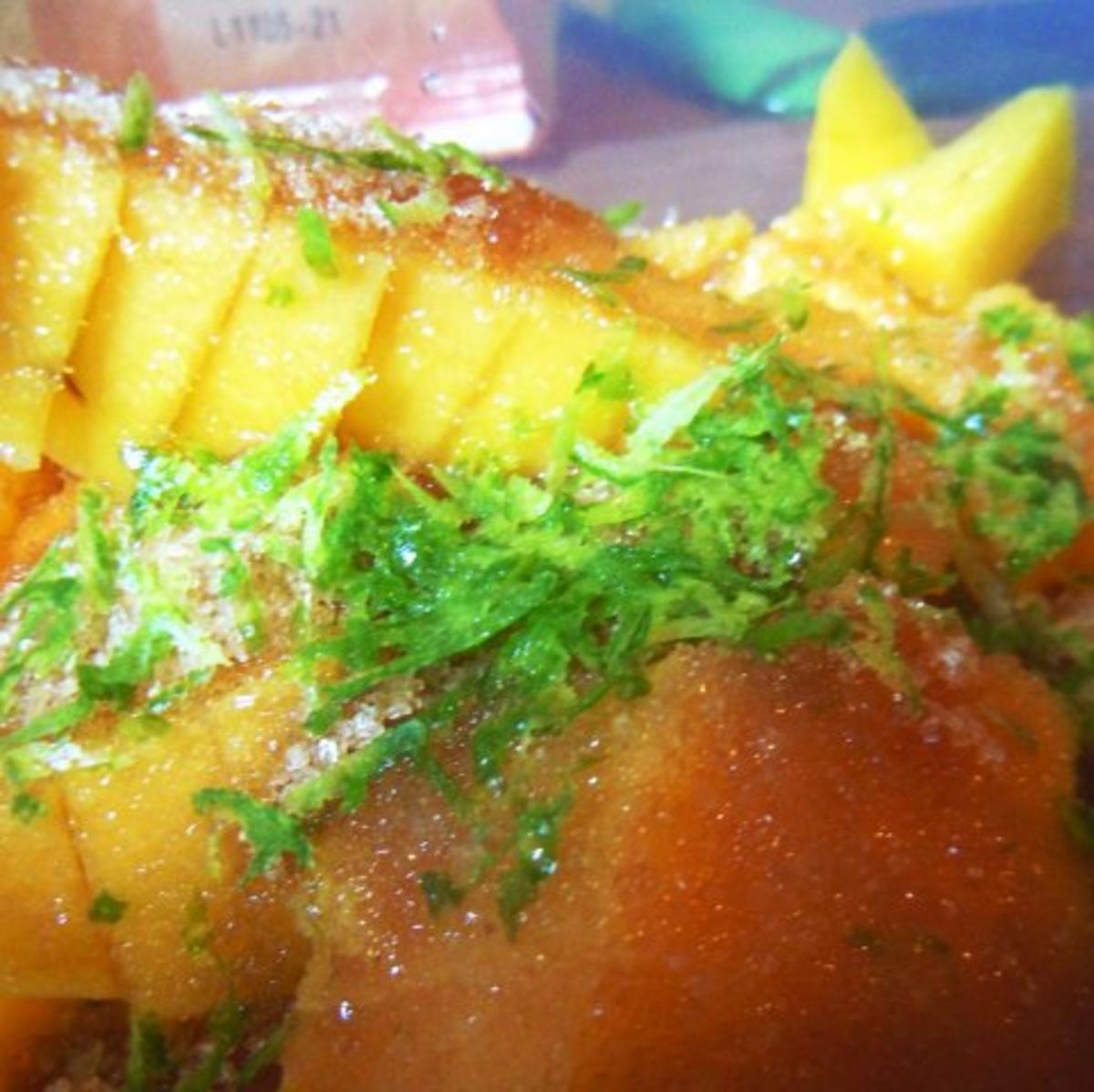 Cidre-Mousse mit marinierter Mango - Rezept - Bild Nr. 7