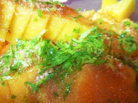 Rezept: Cidre-Mousse mit marinierter Mango Bild Nr. 7 Cidre-Mousse mit marinierter Mango - Rezept - Bild Nr. 7