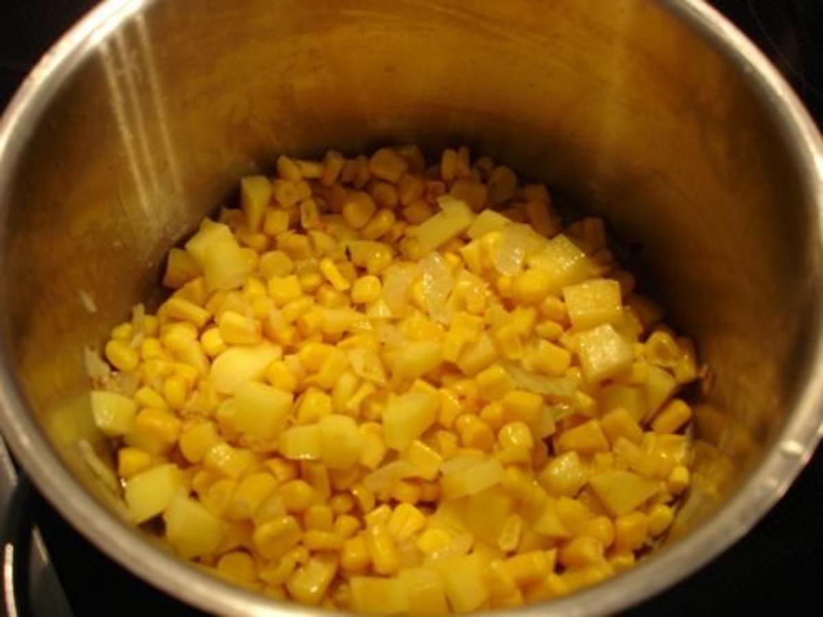 Maissuppe mit Croutons - Rezept - Bild Nr. 4