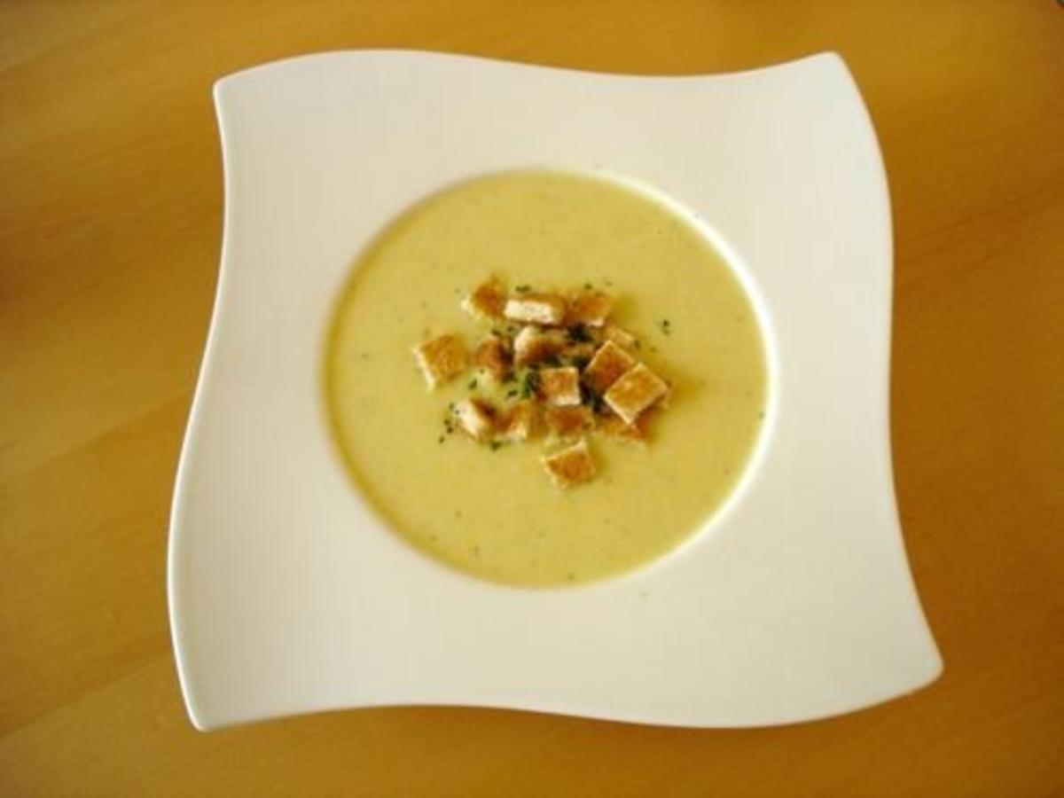 Maissuppe mit Croutons - Rezept