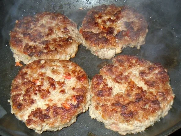 Scharfe Frikadellen mit Fenchel-Apfel-Gemüse - Rezept - Bild Nr. 5