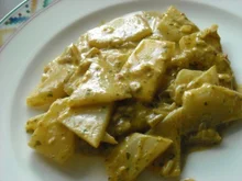 Kohlrabigemüse in Kräutersauce - Rezept