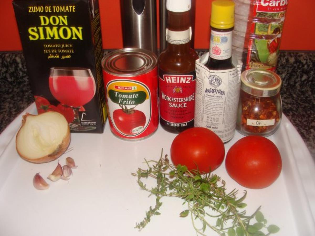 Suppe : - Kalte Tomatensuppe - - Rezept - Bild Nr. 3