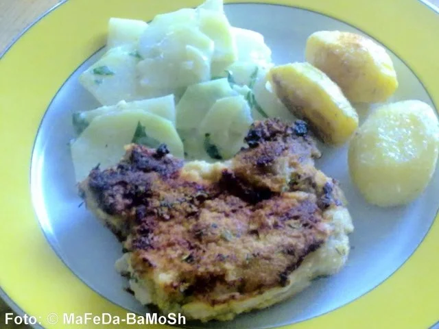 Rezept: Kotelett in Kräuterpanade Kotelett in Kräuterpanade - Rezept