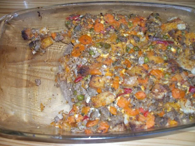 Hauptspeise: Gemüsepizza ohne Teig - Rezept