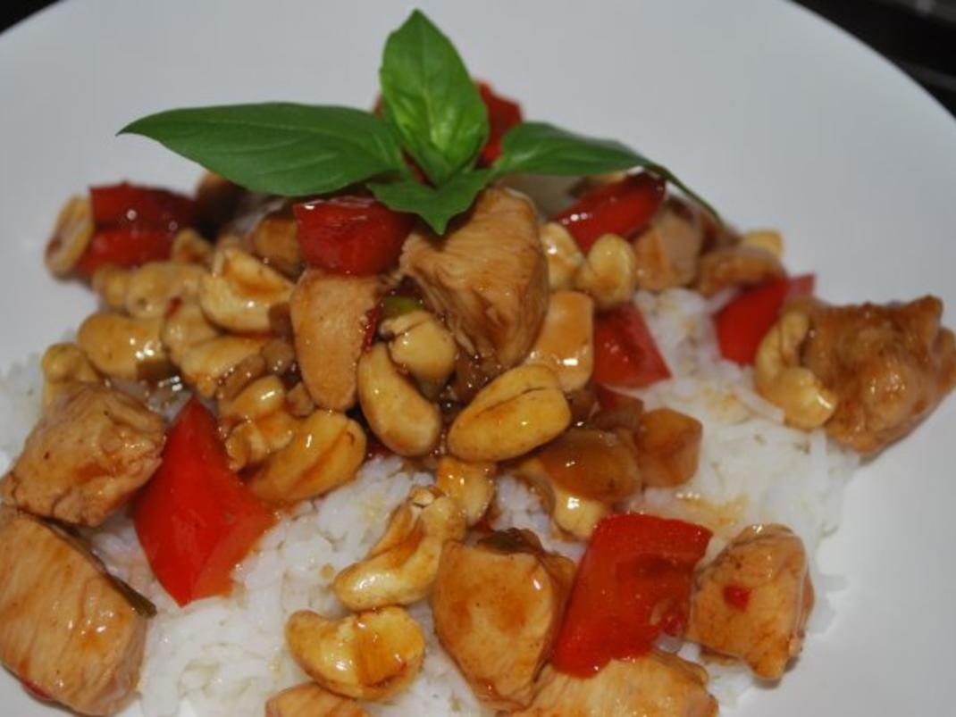 Thai Hähnchen mit Cashewnüssen - schnell &amp; einfach - von Anni2000