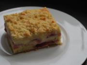 Erdbeer-Quark-Kuchen mit Streuseln vom Blech - Rezept