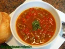 Suppe:     PAPRIKA - HACK - SUPPE  fruchtig-scharf - Rezept