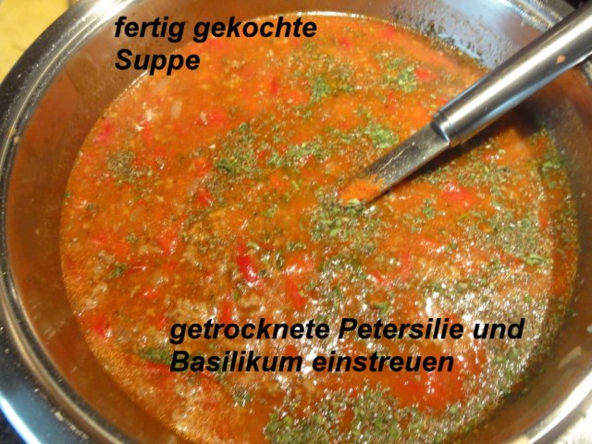 Suppe:     PAPRIKA - HACK - SUPPE  fruchtig-scharf - Rezept - Bild Nr. 4