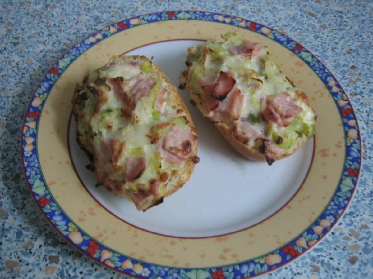 Lauch-Partybrötchen - Rezept