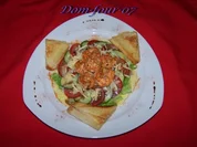 Rezept: Salat mit Garnelen Salat mit Garnelen - Rezept