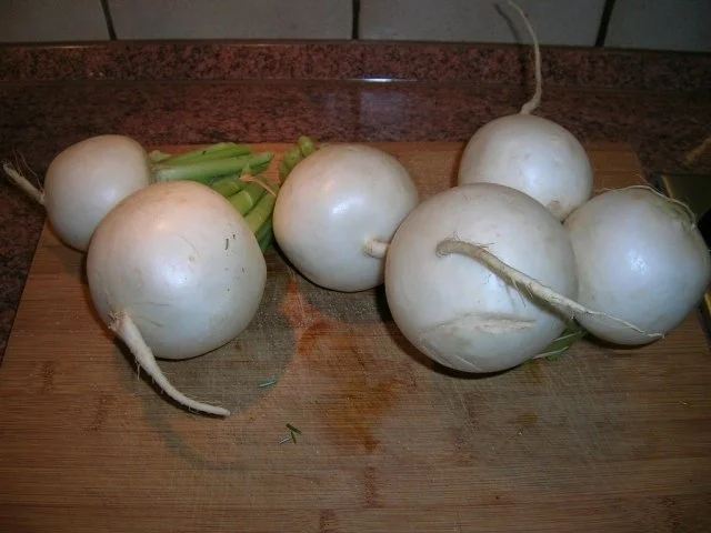 Lammhaxen, eingelegt in Thymian und Zitronenmelisse, an Olivencouscous und  Mairübchen - Rezept - Bild Nr. 4