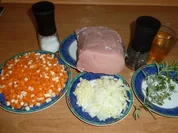 Schweinebraten mit Senfsahne - Rezept