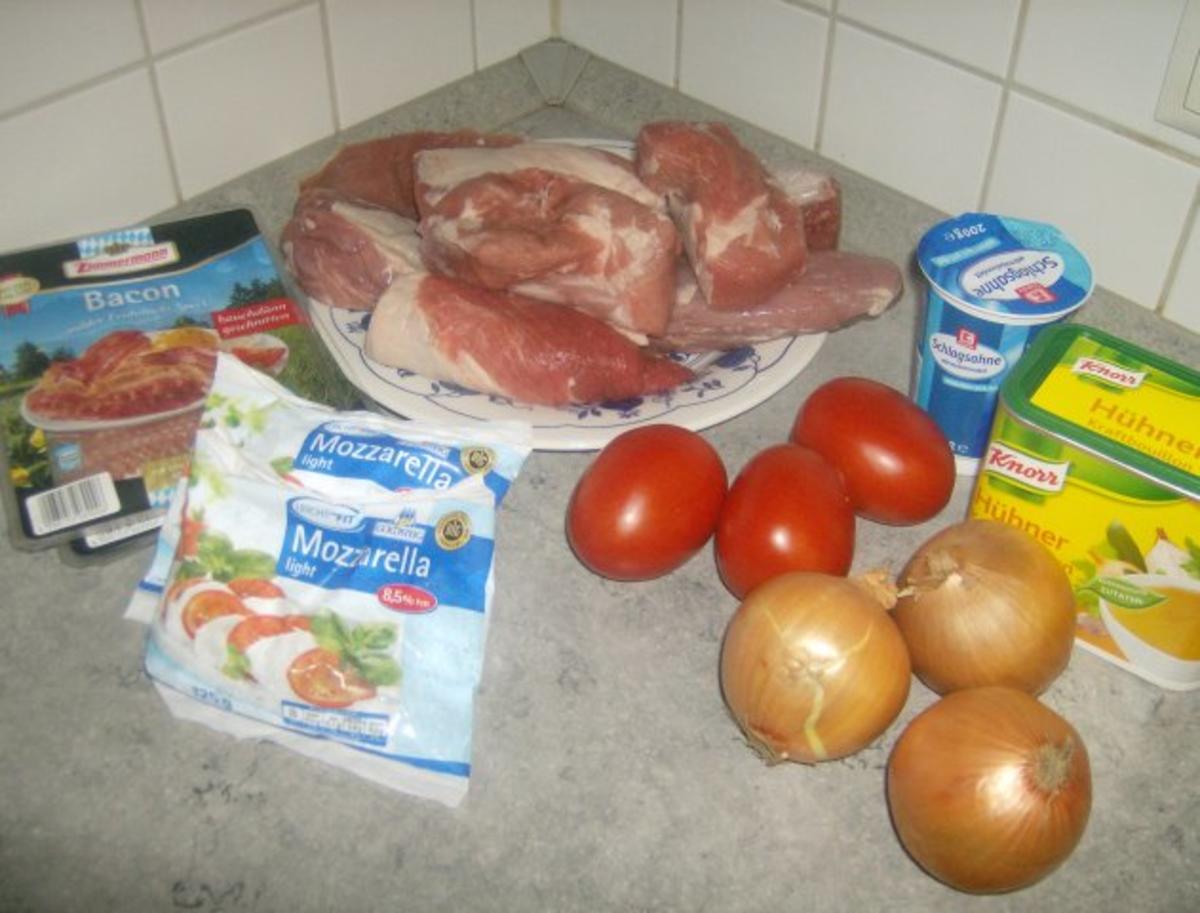 Schweinefilet Tomaten Mozzarella - Rezept - Bild Nr. 2