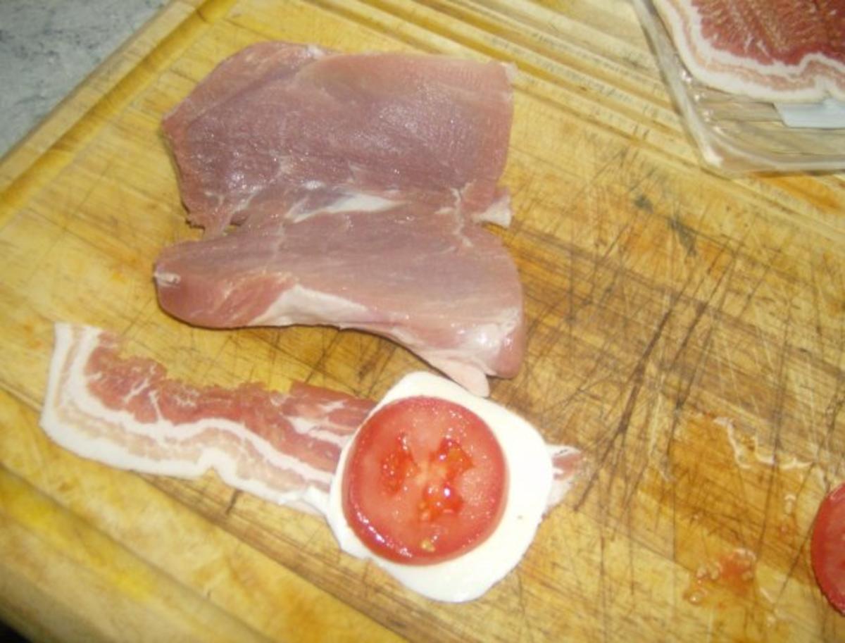 Schweinefilet Tomaten Mozzarella - Rezept - Bild Nr. 3