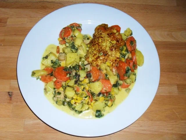 Rezept: Kartoffel - Gemüse - Auflauf Bild Nr. 2 Kartoffel - Gemüse - Auflauf - Rezept - Bild Nr. 2