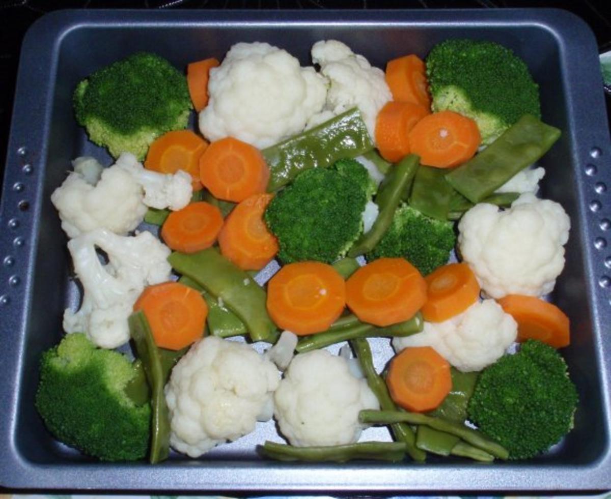 Bunter Gemüse-Auflauf mit Mozzarella überbacken - Rezept - Bild Nr. 9
