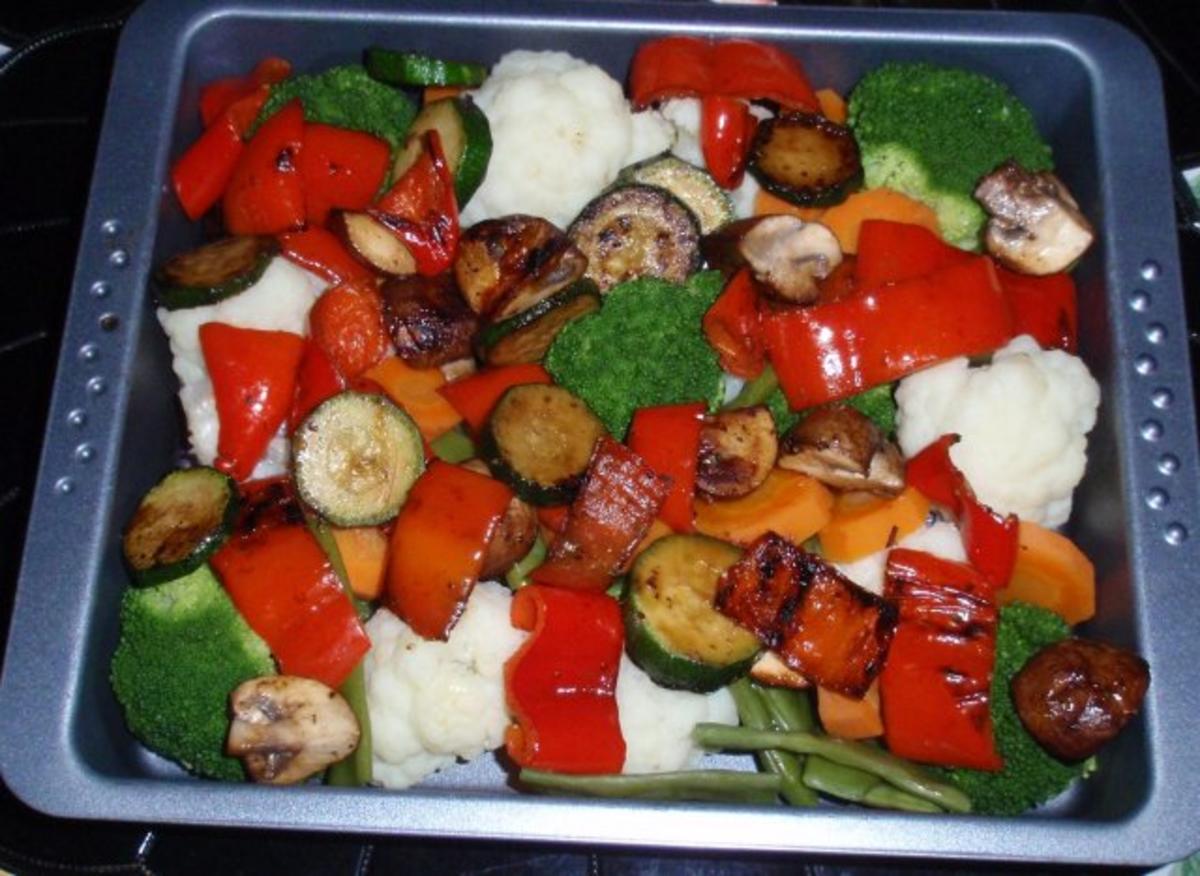 Bunter Gemüse-Auflauf mit Mozzarella überbacken - Rezept - Bild Nr. 10