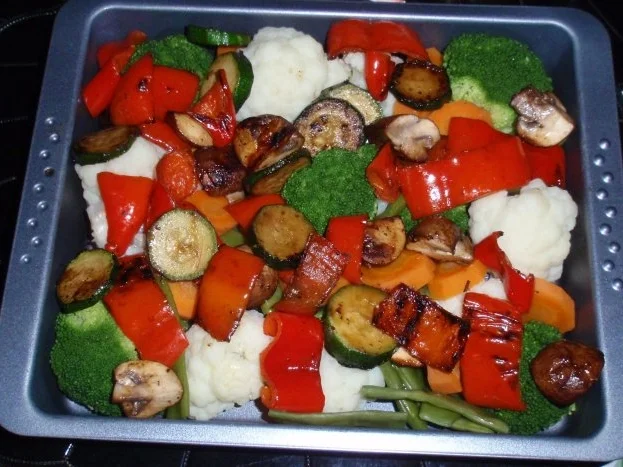 Bunter Gemüse-Auflauf mit Mozzarella überbacken - Rezept - Bild Nr. 10