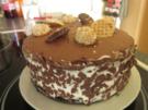 Stracciatella-Schokoladen-Torte mit Kirschen im Miniformat - Rezept