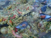 Rezept: Verschiedenes: Paella....im Kotlovina-Ofen zubereitet Verschiedenes: Paella....im Kotlovina-Ofen zubereitet - Rezept