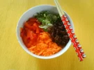 vierfarbiges Donburi - Rezept