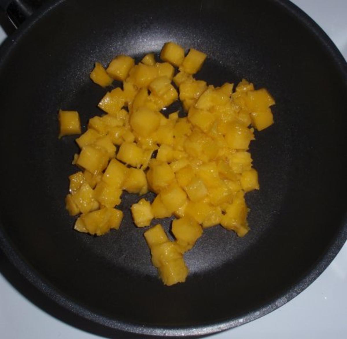 Herziges Frühstücksmüsli mit karamellisierten Mangostückchen - Rezept - Bild Nr. 4