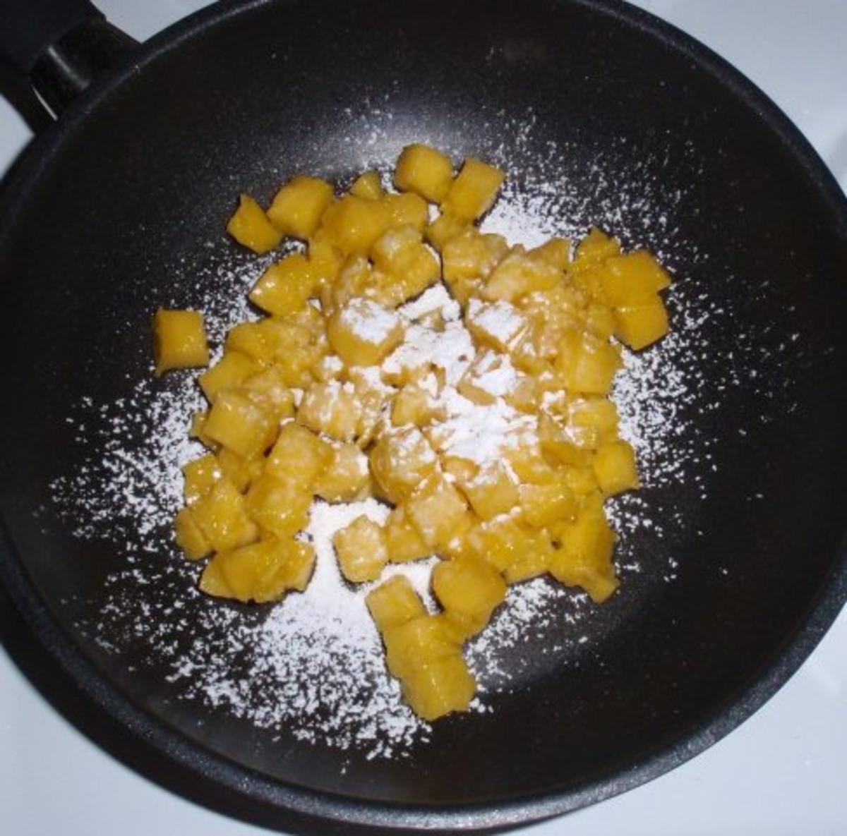 Herziges Frühstücksmüsli mit karamellisierten Mangostückchen - Rezept - Bild Nr. 5