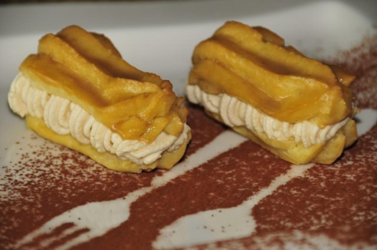 Eclairs mit Moccasahne - Rezept - Bild Nr. 8