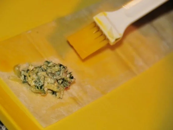 Zucchini-Frischkäse-Ecken - Rezept - Bild Nr. 3