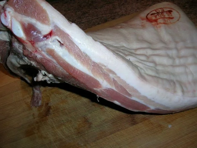 Schweinebauch  nach griechischer Suwlaki Art mit Ouzo und  Tzatziki - Rezept - Bild Nr. 13