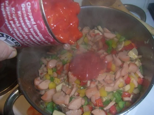 Rezept: BiNe` S PAPRIKA - WURST - TOPF Bild Nr. 4 BiNe` S PAPRIKA - WURST - TOPF - Rezept - Bild Nr. 4