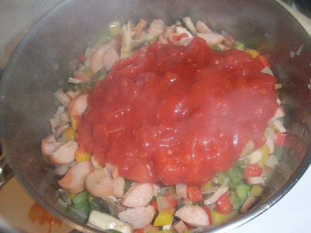 Rezept: BiNe` S PAPRIKA - WURST - TOPF Bild Nr. 5 BiNe` S PAPRIKA - WURST - TOPF - Rezept - Bild Nr. 5