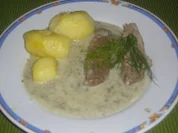 Rezept: Gekochtes Rindleisch mit Dillsauce Gekochtes Rindleisch mit Dillsauce - Rezept