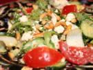 Baby-Arugula-Salat mit Ziegenkäse und Pinienkernen - Rezept