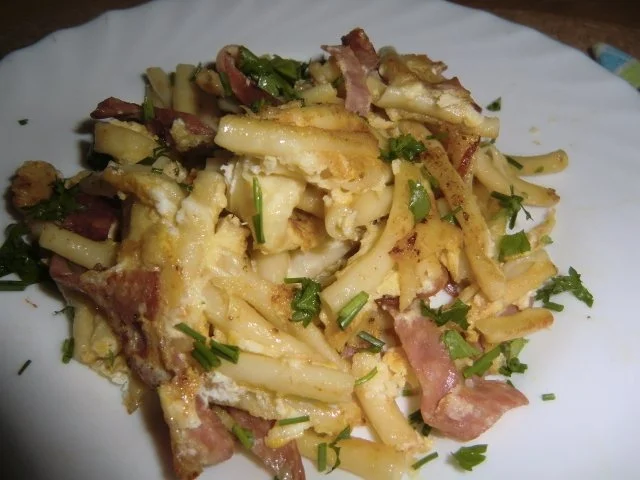 Rezept: Schinken-Maccaroni aus der Pfanne Bild Nr. 5 Schinken-Maccaroni aus der Pfanne - Rezept - Bild Nr. 5