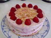 Kuchen/Torten...MINI Knusper-Himbeer-Torte "light" - Rezept