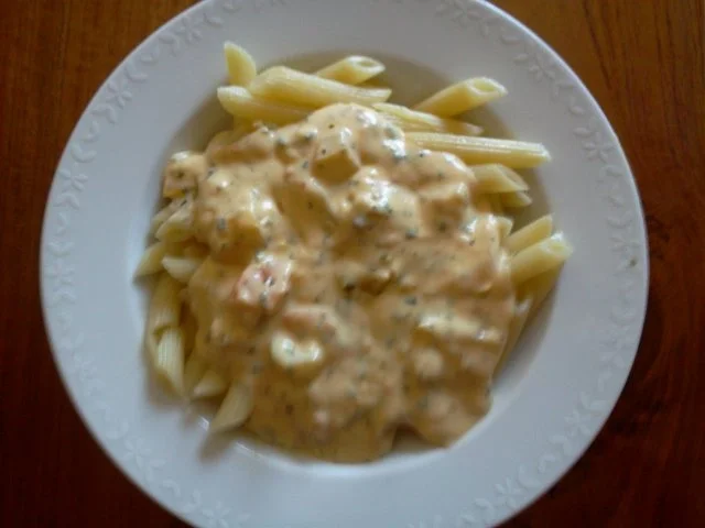 PAPRIKARAHMSOSSE MIT PENNE - Rezept - Bild Nr. 2