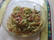 Spaghetti in Pilz-Sahnesoße - Rezept