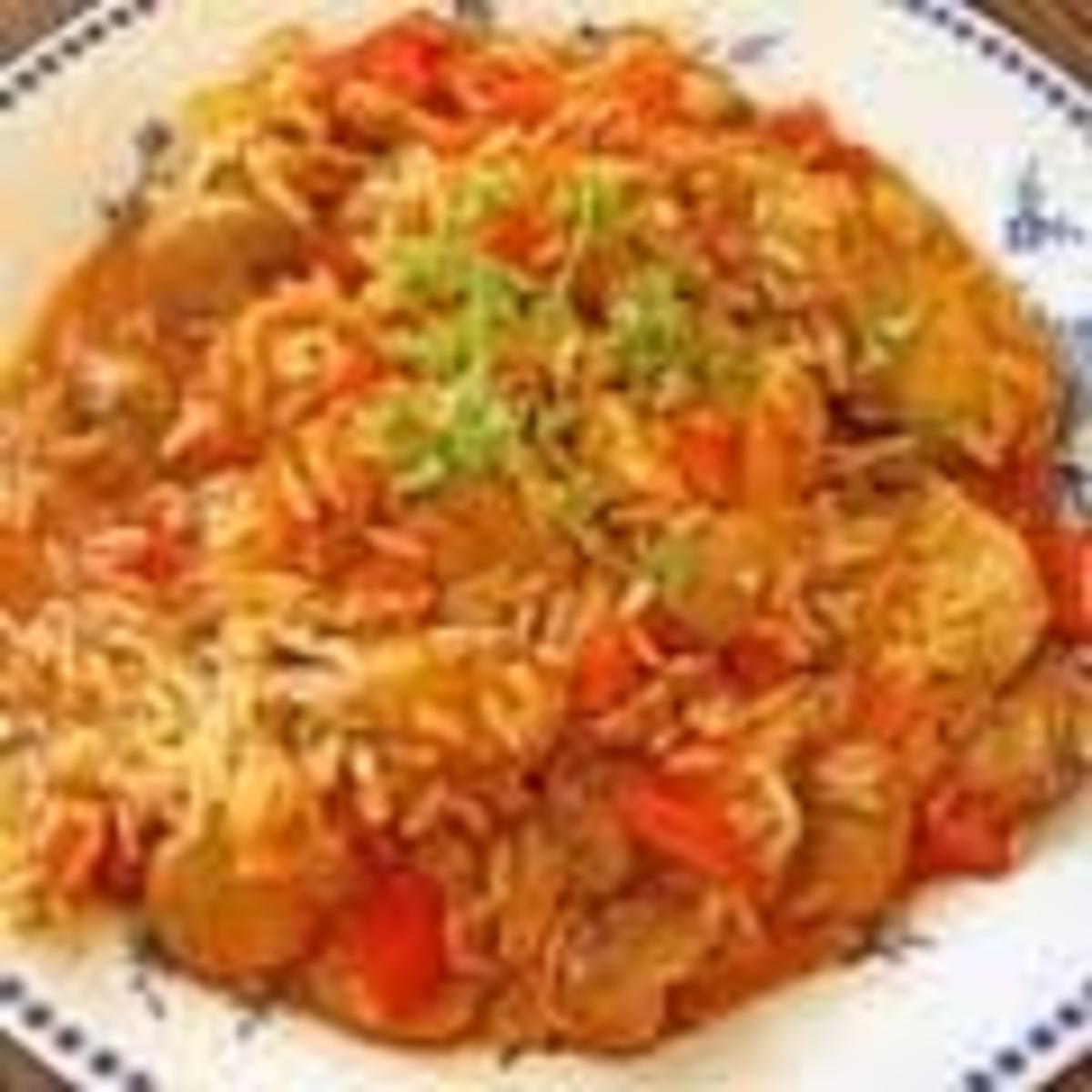 Curry-Puten-Reis - Rezept