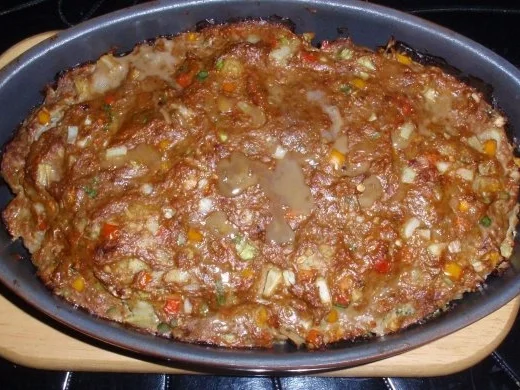 Hack-Gemüse-Auflauf mit buntem Salat - Rezept - Bild Nr. 7