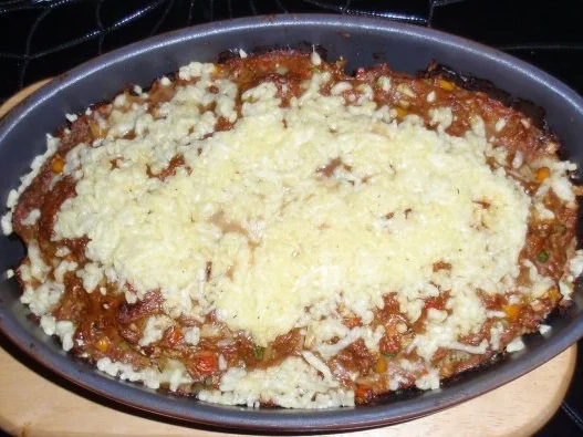 Hack-Gemüse-Auflauf mit buntem Salat - Rezept - Bild Nr. 9