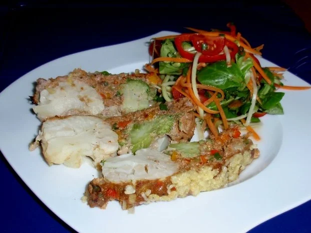 Hack-Gemüse-Auflauf mit buntem Salat - Rezept - Bild Nr. 21