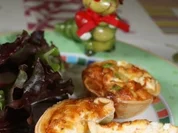 Rezept: Zucchini-Feta Tartelettes / mit Raupi und Bild... Zucchini-Feta Tartelettes / mit Raupi und Bild... - Rezept