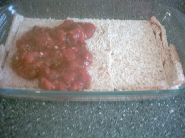 Rezept: Vegetarischer Toasbrot Auflauf Bild Nr. 8 Vegetarischer Toasbrot Auflauf - Rezept - Bild Nr. 8